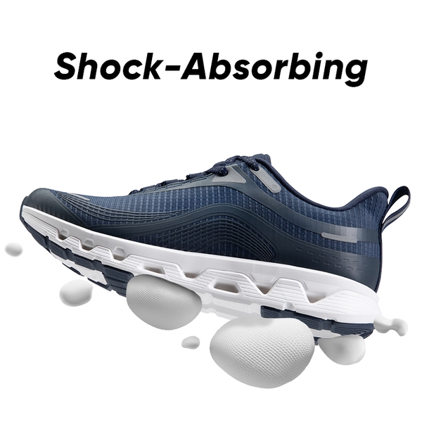[MovePlush] Women's Lightweight Athletic Sneakers - NAVY - 4